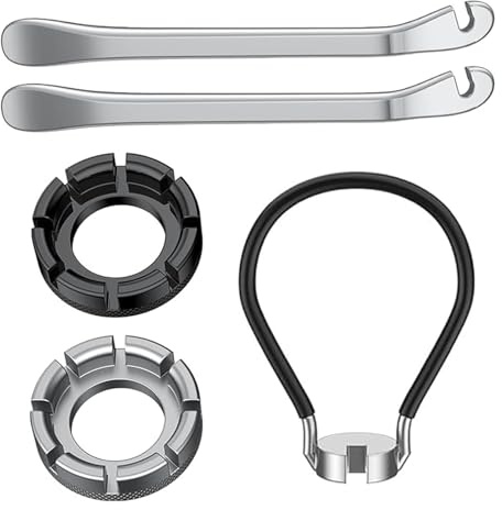 Xiciki Speichenschlüssel Fahrrad Werkzeug Set - Speichenspanner Fahrrad, Nippelspanner, Speichenspanner & Nippelspanner für Fahrradspeichen – Kompatibel Mit Alle Standard-Fahrradfelgen