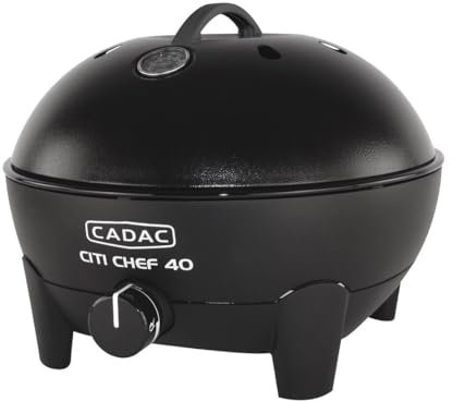 Cadac CITI CHEF 40 2700 W Barbecue Gas Da tavolo Nero