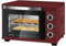 WOLTU Mini Backofen 21 L, elektrischer Minibackofen, Miniofen, Pizzaofen, 1280 W, 100-230 °C, Timer 60 Min., Ober-/Unterhitze, Doppelverglasung, Rot