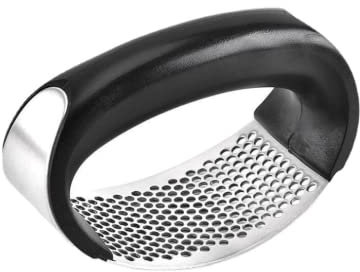 Garlic Press Rocker，Garlic Press Garlic Crusher Kitchen Garlic Rocker 304 Food Grade Stainless Steel