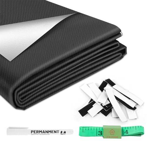 Verdunkelungsrollo Ohne Bohren 300×146CM, Fenster Verdunklungsstoff, Tragbare Reise verdunkelungsrollo Dachfenster verdunkelung Sonnenschutz, Verdunklungsrollo für Fenster und Tür Wärmeisolierung