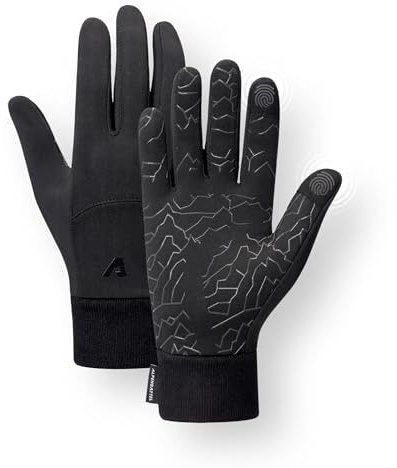 Alpensattel Premium 2.0 Thermo Fahrradhandschuhe Gr. XL | Wasserabweisende & Winddichte Fahrrad Handschuhe Winterhandschuhe für Damen & Herren | Antirutschbeschichtung & Touchscreen Funktion