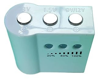 MZZYG Testeur De Batterie Vérificateur et testeur Universel de capacité de Batterie à Pile Bouton sèche à LED