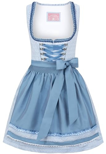 Wiesnwuid dam Dirndl Lilly-klänning för speciella tillfällen (1-pack), Ljusblå, 38