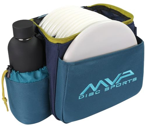 MVP Disc Sports Cell Disc Golf Starter Bag (Sand/Ocean Blue)