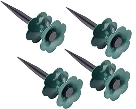 MOTHNUR 4pcs Hosepipes for Garden Reel Retractable Hose Spikes Long Stakes for Easy Winding