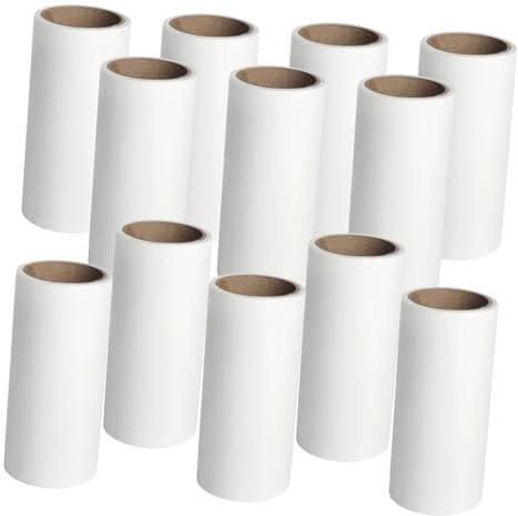 VERDANVERSE 16 Stück Teiliges Fusselrollen Set Wiederverwendbar für Kleidung Sofa Auto Tierhaare Einfach zu aus Gummiertem Papier Nicht Kratzend Kompakt und Tragbar