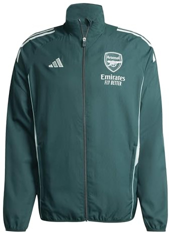 Giacca Rappresentanza Tiro 25 Arsenal Addias Verde Uomo (IT, Testo, XS, Regular, Regular)