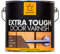 Manns Extra Tough Door Varnish 1L - A Durable, Clear, Water-Based Acrylic Varnish for Interior Wooden Doors