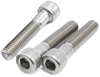 304 Edelstahl Dicker Stab Halbzahn Innensechskantschraube M6M8M10M12M14M16M20*60 70 80 90 110 120 130 140 150 (Color : M16 1pcs, Size : 130mm)