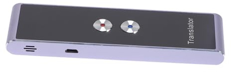 CAXUSD Tragbares Intelligentes Sprachübersetzergerät mit Zwei Wege Echtzeitübersetzung 800mah Metall Akku und Fotoübersetzer für Reisen und Business