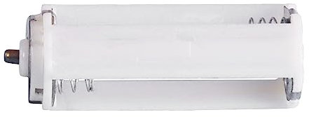 Obotsnoi Porta batterie cilindrico per torce elettriche, giocattolo, batterie 3AAA, scatola per convertitore