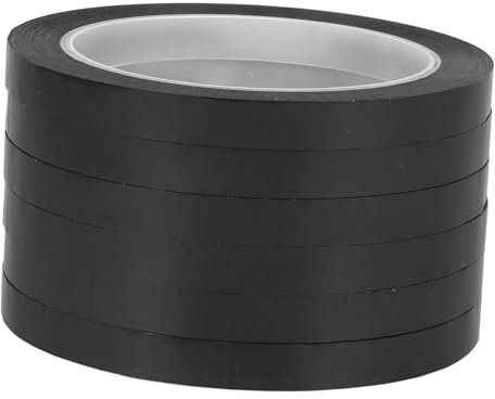 STOBOK 6rollos Cintas De Etiquetado y para Manualidades Cinta para Blanca Resistente Al Agua para Identificación y Decoración