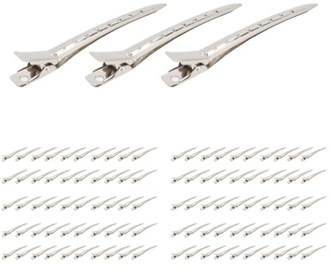 Haarstyling -Clips fest klemmen Abschnitten Pin Curl Haarclips 100pcs für den Salongebrauch