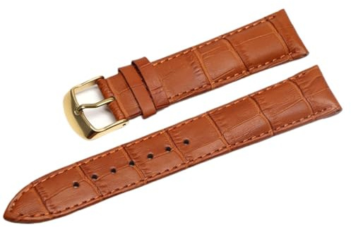 YONGNAGUI NASUNJIA klockarmband äkta läderremmar klockarmband 12 mm 18 mm 20 mm 22 mm klocktillbehör lämpliga för DW-klockor Galaxy Watch Gear S3, 24mm