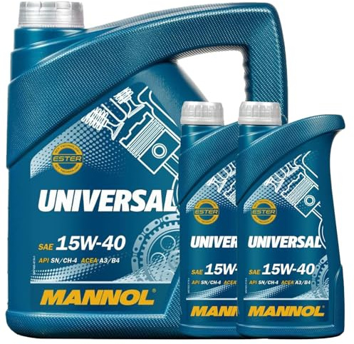 1x5L+2x1L=7L Mannol Universal 15W-40 Motoröl | MN7405-5, Motoröl