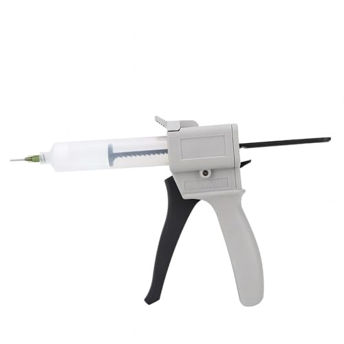 VIFER Epoxid Klebepistole, 30ml Dosierpistole AB Epoxid Klebepistole Griff Klebstoff Presse Pistole Klebepistolen Spender für EpoxidKartusche Zubehör