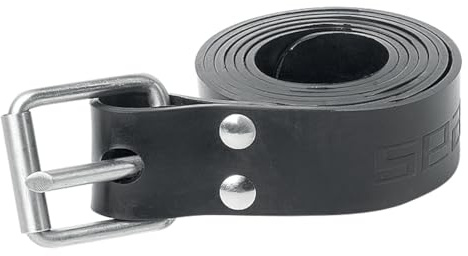 SEAC Marseille Bleigurt, Gummibleigurt für Freitaucher, Länge 145 cm, Made in Italy