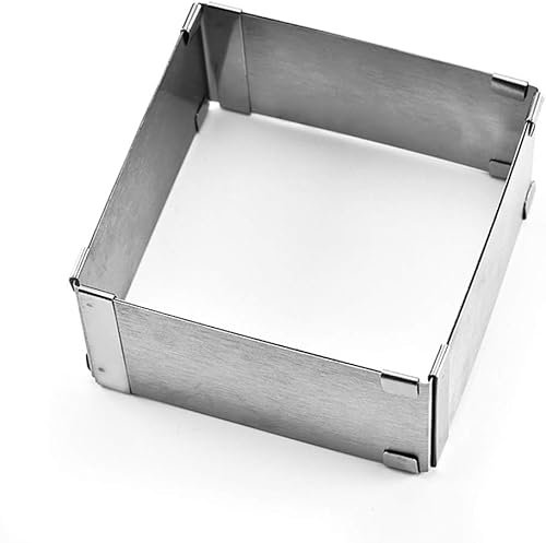 CASOTA Tortiera Set Tortiera for Cottura, Tortiera Piccola, Gamma Regolabile da 10-18 Cm, Antiruggine, Resistenza alla Corrosione E alle Alte Temperature, Altezza: 5 Cm
