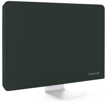 MOSISO Monitor Dust Cover 22, 23, 24, 25 inch Anti-Static Dustproof LCD/LED/HD Panel Case Computer Screen Protective Sleeve Compatible with iMac 24, 22-25 inch PC, Desktop and TV, Emerald Green