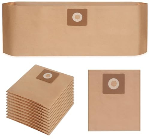 10 bolsas de filtro de papel para aspiradoras Bosch AdvancedVac 20 2609256F33