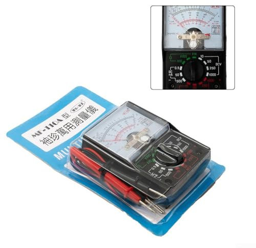 Analoges Multimeter-Messgerät, ACDC 1000 V 250 mA, breite Palette von Messungen, tragbares Design