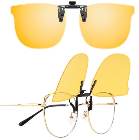LUFF Clip-On Occhiali da sole polarizzati Cat-Eye per uomini e donne, Protezione UV400 | Guida sicura, ciclismo e all'aperto