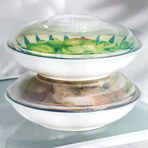 WPKD BLUEIY Coperchio paraschizzi per microonde, resistente alle alte temperature, coperchio per alimenti per microonde, diametro 25,4 cm, BPA, ideale per riscaldare i pasti