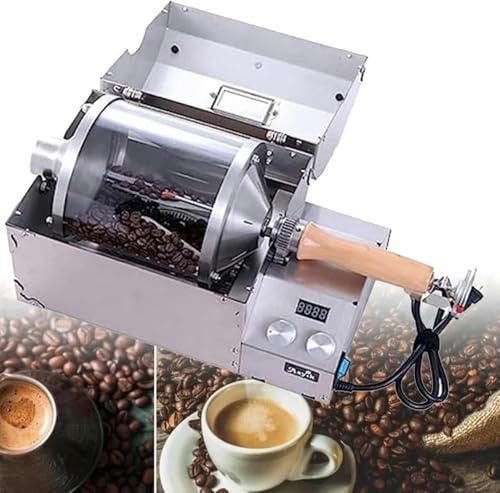 Hlixzoy Home Coffee Roaster, 500G Drum Coffee Bean Roaster, Restaurant Professional Coffee Bean Roaster for Coffee Bean Roasting