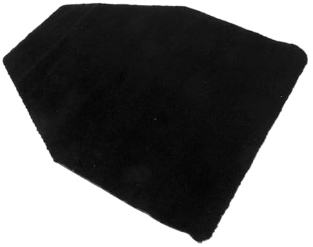 SHINEOFI Urinal Pad for Bathroom Floor Non Slip Splash Guard Mat Black Urinals Mat Absorbent for Men Restroom Use