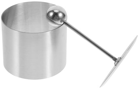 VERDANVERSE Molde Redondo de Acero Inoxidable para Platos Fríos, Anillo para Tartas y Mousse de 6x5 Cm, Herramienta Multiusos para Cocina Occidental y Presentación de Sushi en Hogar