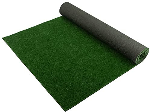 Balkon-Rasen Kunstrasen im Festmaß - SPRING, 4,00m x 1,50m, 7mm Höhe, Outdoor Bodenbelag, Rasen-Teppich