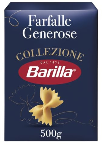 Barilla Collezione Farfalle Pasta aus hochwertigem Hartweizen immer al dente, (1 x 500 g) | Besondere Pastaformen, die uns verbinden.