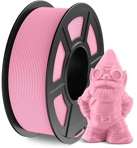 JAYO Matte PLA Filament 1.75mm, 3D Drucker Filament PLA Matte 1.1KG, Neatly Wound Filament, Maßgenauigkeit +/- 0.03 mm, 1.1 KG Spule(2.42 LBS), 363 Meters, PLA Matte Rosa