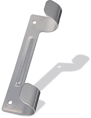 Veemoon Bügelbrett Wandhalterung Aus Stahl Mit Doppelhaken Wandmontierter Aufhänger Für Bügelbrett Und Haushalt Platzsparender Haken Für Waschküche Bad Garage Und Schlafzimmer