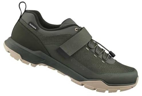 Shimano Bicycle Shoes SH-EX500, Cykelskor Unisex Vuxen, Grön, 46 EU, Grön, 46 EU