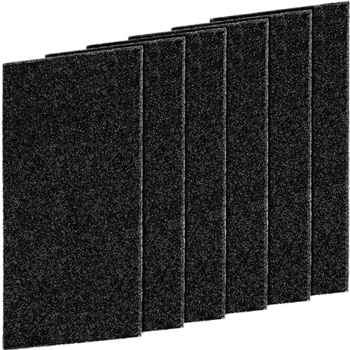 6 Pezzi Filtri per Asciugatrice, Filtro Adatto per Asciugatrice Bauknecht Privileg Whirlpool HX 481010354757, Filtro per Scambiatore 225x107x8mm, Filtro Ricambio Pezzi per Asciugatrice