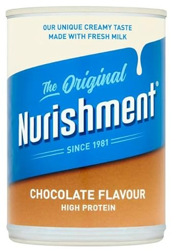 Nurishment The Original Chocolate Flavour - 12 x 400g | High Protein Enriched Milk Drink | Delicious Chocolate Flavour | Ready-to-Drink | Creamy Taste