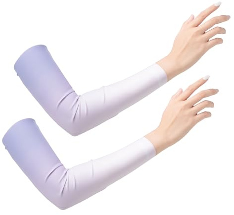 ROCKBROS Manicotto Braccio, Manicotti Ciclismo, UV Protezione UPF 50+, Manicotti Braccia per Uomo e Donna, Tatuaggio di Copertura Raffredamento, Adatto a Golf, Corsa, Ciclismo e Sport all’Aperto