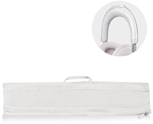 Taoricen Headband Protective Case for B&O Beoplay H95 ANC/H7/H8/H9/H9i Headphones, Durable Knitted Headband Cover Headphone Accessories (White)