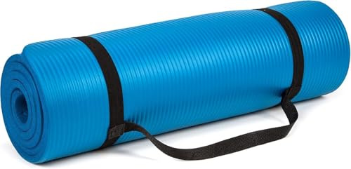 M7 Packaging Tapis de yoga, 12 mm, extra épais - 183 cm x 60 cm - Multi-usage pour homme et femme - Tapis de yoga, antidérapant, idéal pour le pilates, les planches, les étirements, idéal pour la