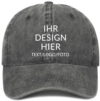 ERICAT personalisiert Cap personalisierte Basecap personalisiertes Baseball Cap mit Foto –selbst gestalten mit Ihrem Logo Kappe, Unisex-Trucker-Kappe Mesh Cap