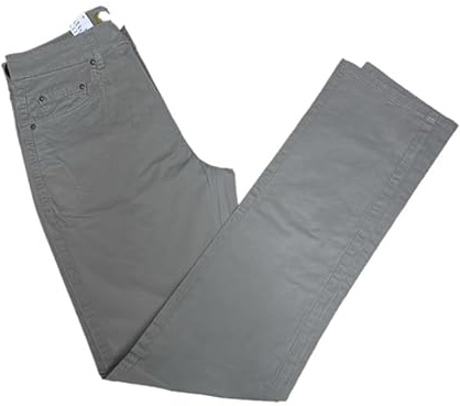 Wampum - Pantalone in Cotone Leggero Modello Jeans 5 Tasche Regular Fit per Uomo (MOD. 11704) (IT, Numero, 50, Regular, Regular, Corda)