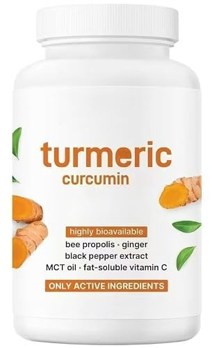 Gurkmeja Curcumin – Hög Absorption För Led- Och Antioxidantstöd – Utfyllnadsfri