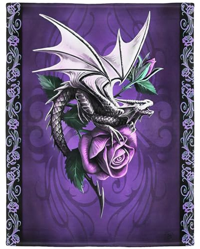 YISUMEI Decke 150x200 cm Kuscheldecken Sanft Flanell Weich Fleecedecke Bettüberwurf Drachen Schönheit