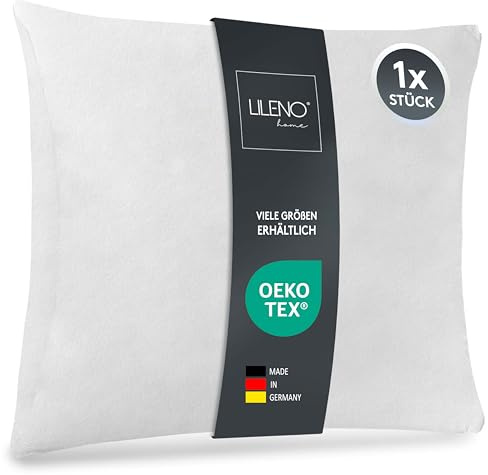 LILENO HOME Lote de 1 Relleno de Cojín de 40x40 cm - Relleno Interior Lavable a 40°C Apto para Personas Alérgicas - cojín de poliéster Inlet cojín de sofá - Cojín para Cóctel y Almohada