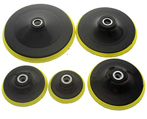 Polierpad, 1 Stück Polierteller mit Haken und Schleife, Polieraufsatz, Polierwerkzeug für Exzenterschleifer, 7,6 cm