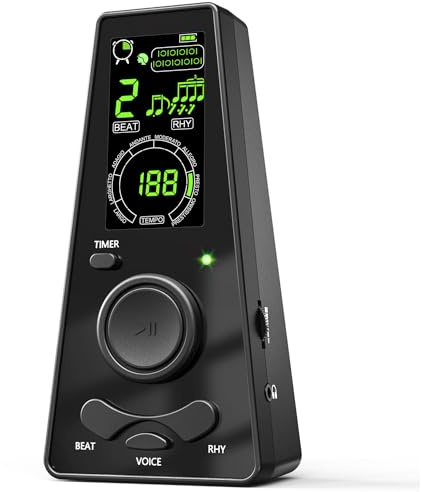 Elektronisk digital metronom för musiker piano gitarr violininstrument universal