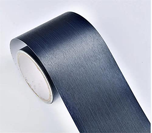 Dostear TapetenbordüRe Selbstklebende BordüRe Wand Wohnzimmer Tapeten Fliesenaufkleber Bad Dekoband Selbstklebend Navy blau 10 X 500cm