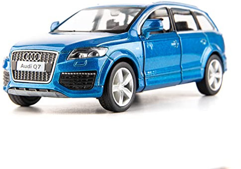 RMZ City 1/36 Scale Audi Q7 Casting Car Model, Zinc Alloy Toy Car for Kids, Pull Back Vehicles Toy Truck for Toddlers Kids Boys Girls Gift Blue